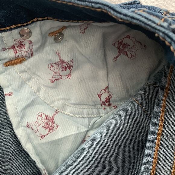 True religion womens 30 jeans skinny glitter button distressed denim - Picture 12 of 13